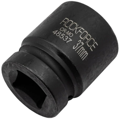 Kokë çelësi goditës Rockforce RF-48537, 37mm, 1", 6-këndor, e zezë