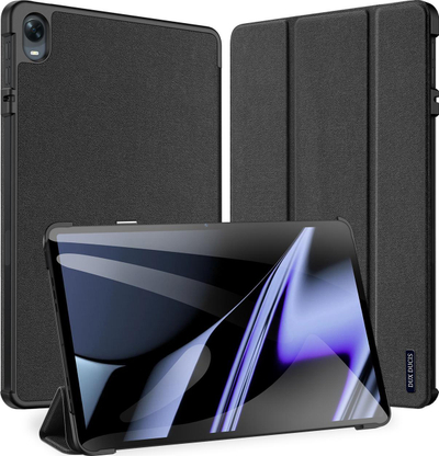 Këllëf tablet Dux Ducis Domo për Oppo Pad 11, me mbajtëse, Smart Sleep, i zi