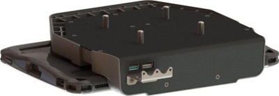 Dock stacion për tablet Gamber-Johnson 7160-1807-00, për Zebra ET4X, me 2 porta USB, ngjyrë e zezë