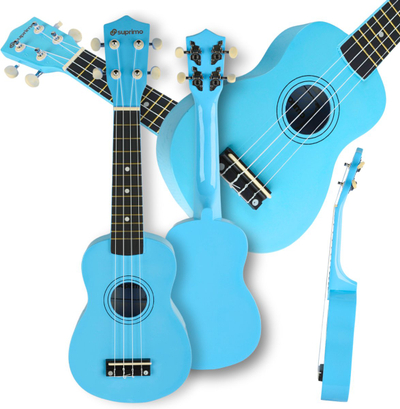 Ukulelé soprano pa markë, madhësi standarde, për fillestarë, kafe