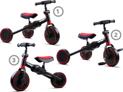 Tricikletë 3n1 Tiny Bike, e palosshme, rrota EVA, për fëmijë