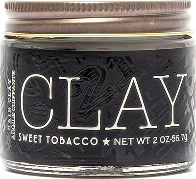 Глина за коса 18.21 Man Made Hair Clay Sweet Tobacco, 56g, за мажи