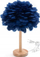 Lampë tavoline OEM Feather Art Deco, LED 110lm, 3500K, blu
