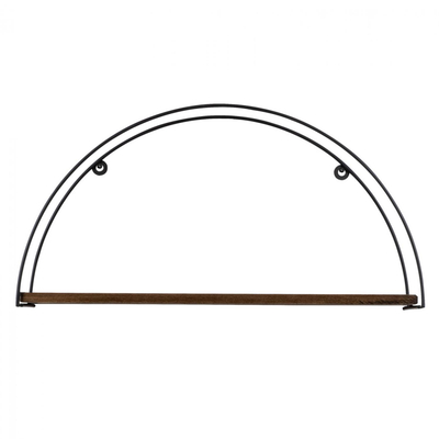 Raft muri dru + metal 60×15×30 cm,"HM9112.01", zezë