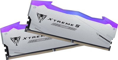 Memorie RAM Patriot Viper RGB Xtreme 5 MPower, 32GB DDR5 6000MHz, CL30, ngjyrë argjendi