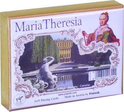 Karta loje Piatnik Card Lux Maria Theresia, set me 2 deck