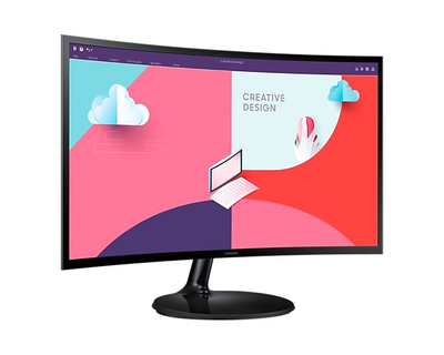 Monitor Samsung LS24C360EAUXEN, 24", 1920 x 1080, Full HD, 75 Hz, i zi