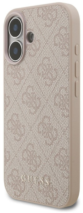 Kapak telefoni Guess Hardcase 4G Classic GUHCP17SG4GFPI, për iPhone 17, rozë
