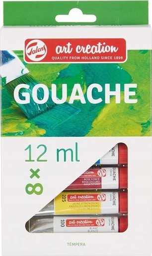 Set bojë gouache Talens Art Creation Expression, 8x12ml, shumëngjyrësh