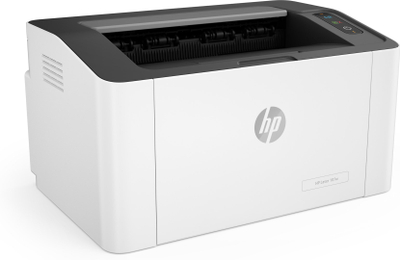 Printer lazer HP Laser 107w, bardhezi, wireless, i bardhë