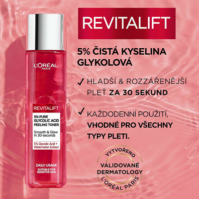 Tonik L´Oréal Paris Revitalift, 180 ml