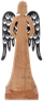 Figurë dekorative Lumarko Mango, engjëll, dru, 32.5 cm
