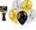 Balona Godan Beauty &amp; Charm, 30cm, set me 5 copë, ari argjend edhe zi