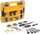 Set veglash shpimi Dewalt, 85 copë, për metal dhe dru