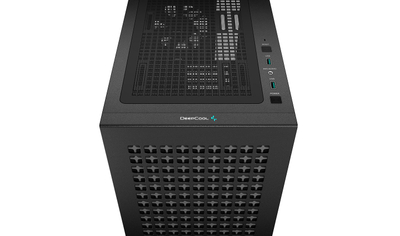 Kuti PC Deepcool CH370 Mini Tower, ATX, USB 3.0, e zezë