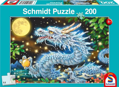 Puzzle Schmidt Spiele Dragon, 200 copa, me plot ngjyra