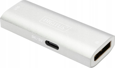 Adaptues DisplayPort Digitus 8K DP Repeater, 30m, USB, gri