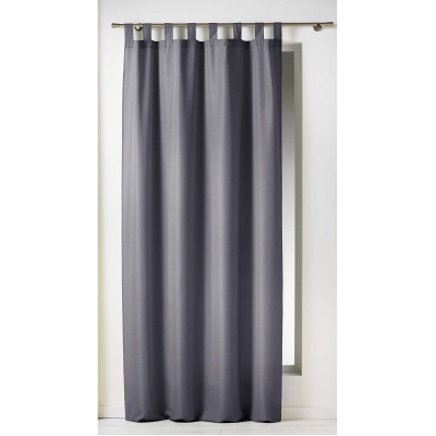 Perde Tab-Top Essential, 140 x 260 cm, poliester, gri concrete