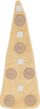 Lodër për qen Trixie Dog Toy Croissant, 40 cm, poliester, bezhë
