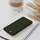 Futera Card Case për Samsung A15 5G, mbrojtëse telefoni silikoni me xhep për kartë, e gjelbër