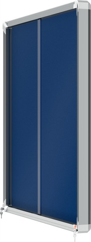 Tabelë njoftimesh Nobo Premium Plus 1902566, 12xA4, me bravë, me felt blu