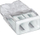 Lidhës elektrik Wago 2273 202, 2x0.5 2.5mm², set 5 copë, i bardhë
