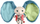 Lodër pelushi Fisher-Price Planet Friends, elefant HKD63, për foshnje 6m+
