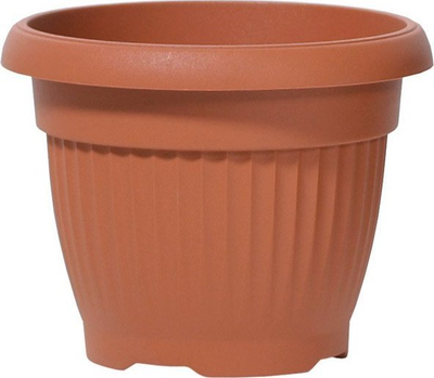Vazo lulesh Prosperplast Terra DCE11, 0.5L, plastike, terrakote