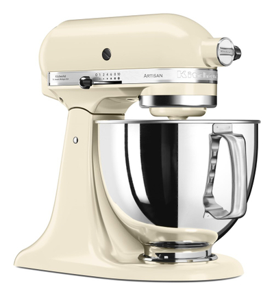 Mikser planetar KitchenAid 5KSM125, 300W, enë inoksi, bezhë