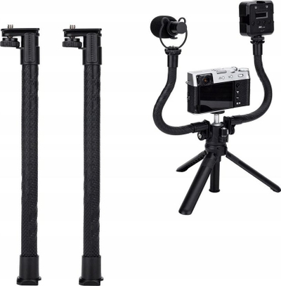 Krah i lëvizshëm për tripod JJC FXB K2, me cold shoe, me adapter qëndrimi, i zi