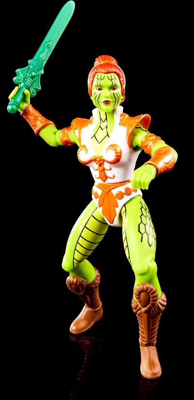 Фигурина Mattel Origins Snake Armor Teela, Rise of Snake Men, артикулирана, со додатоци