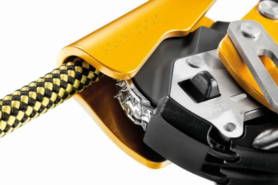 Arrestues rënieje PETZL ASAP LOCK B071BA00, për litar 10 deri 13 mm, me bllokim të integruar, i verdhë