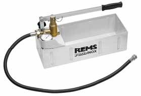 Pompë testimi presioni dore Rems Push Inox 115001, deri në 60 bar, trup inox