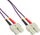 Kabllo fibër optike InLine Patch Cord, SC SC, OM4 50/125µm, 5m, vjollcë