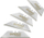 Tehe për thikë DeWALT DWHT0-11131 Carbide, set 5 copë