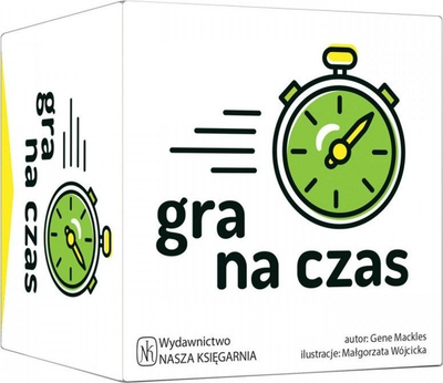 Lojë tavoline Nasza Księgarnia Game Against Time, për familje edhe shoqni, me letra, shumëngjyrëshe