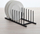 Raft kuzhine për pjata Home Styling Collection, 34.5 x 12.5 cm, i zi