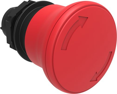 Buton emergjent Lovato Electric LPCB6344, 22mm, me rrotullim, i kuq