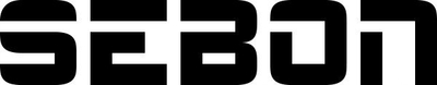 Sticker Sebon Logo, vinyl vetëngjitës, ngjitës për automobil, i zi