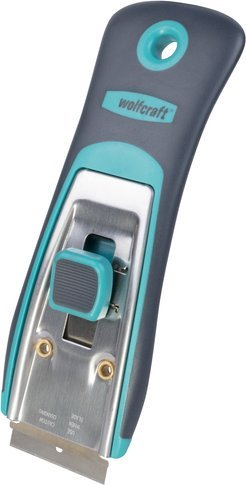 Gërvishtës metalik Wolfcraft Scraper Profi, teh 38mm, trup plastike, gri
