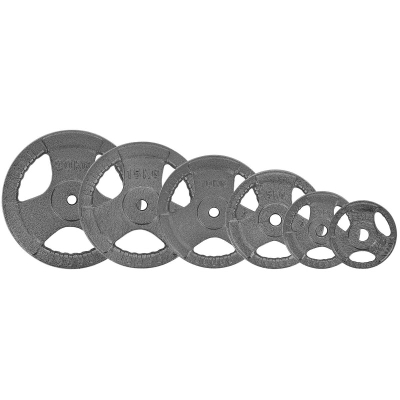 Peshë pllake Victoria Sport Hammertone Fi28, 2.5 kg, gri