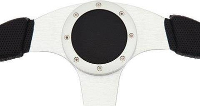 Timon sportiv MTuning Steering Wheel Pro 350mm, ofset 0mm, lëkurë, i zi