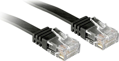 Lindy Patchcord Flat, Cat6, 2m, E zezë (47522)