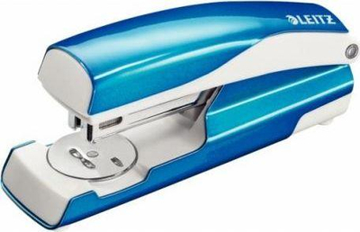 Kapsë letre Leitz 5502, metalike, kapje standarde, blu