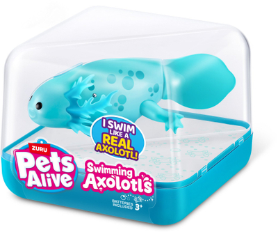 Играчка за вода Pets Alive Swimming Axolotl, плива во вода, за деца 3+, мешана боја