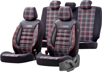 Mbulesa sediljesh Otom GTI-801, tekstil, universale, gri