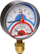 Termomanometër Icma THERMO-MANOMETER, 6 bar, 120°C, lidhje e poshtme 1/2"