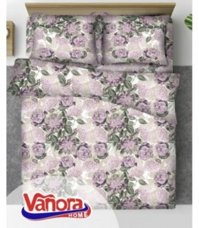 Set shtrati Vanora Peony, king size, pambuk 100%, shumëngjyrësh