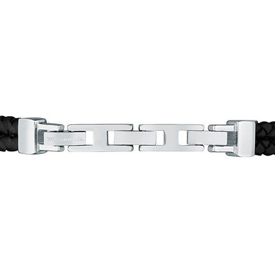 Byzylyk burrash Maserati JM422AVE11, 22 cm, i zi me argjend