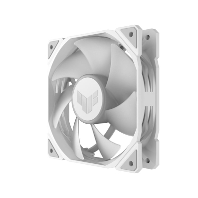 Set ventilatorësh Asus TUF Gaming TF120 ARGB 3in1, 120mm, ARGB, i bardhë